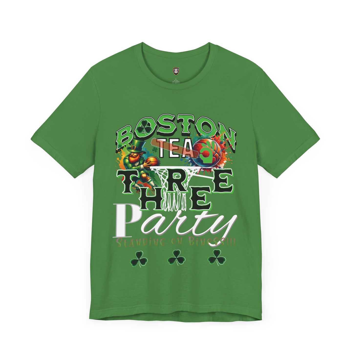 Boston Three Party Unisex Short Sleeve Tee