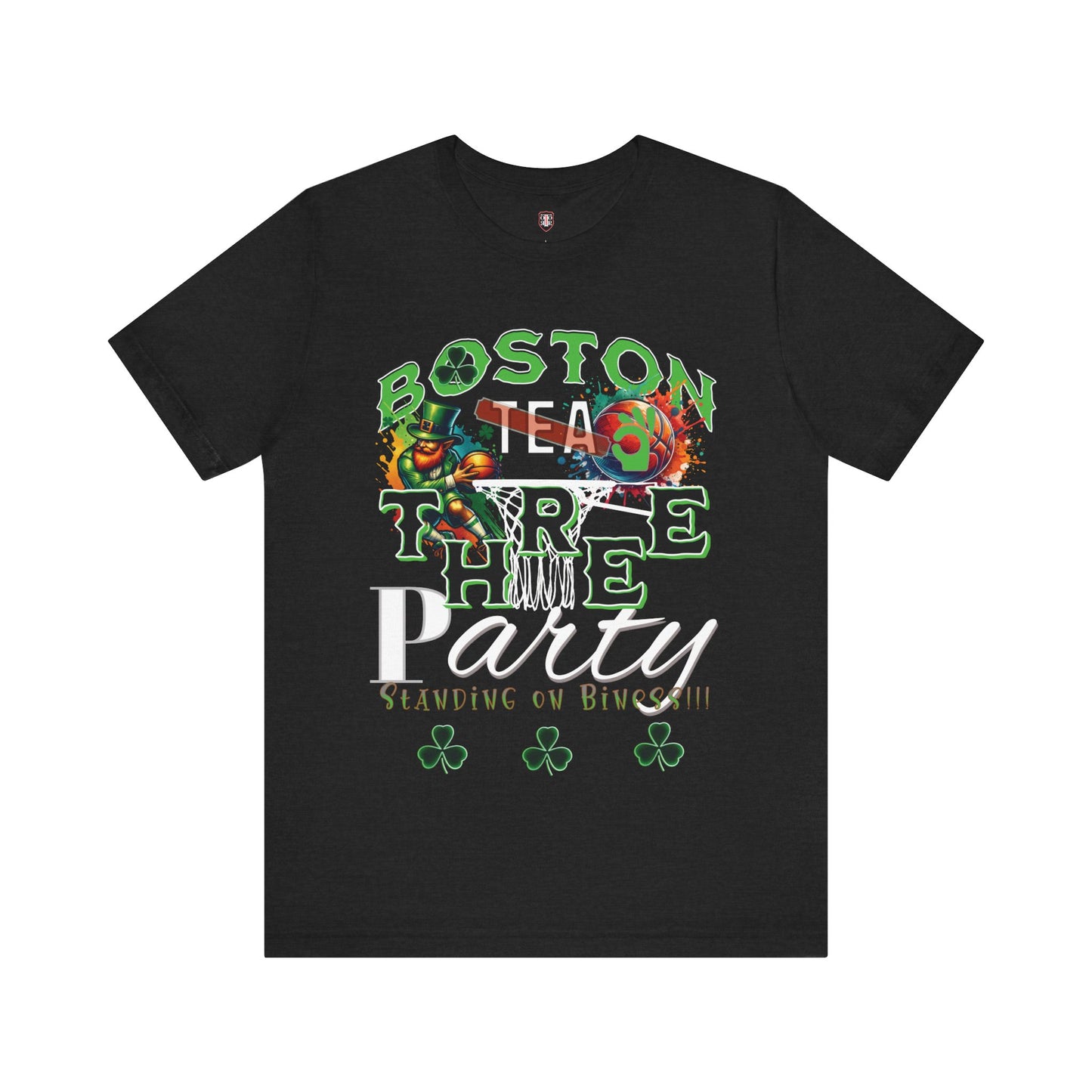 Boston Three Party Unisex Short Sleeve Tee