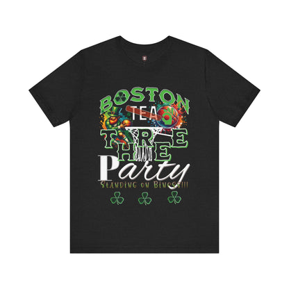 Boston Three Party Unisex Short Sleeve Tee