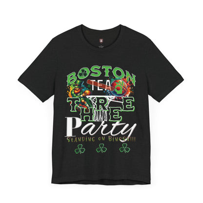 Boston Three Party Unisex Short Sleeve Tee